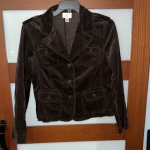 LOFT Brown Corduroy Blazer